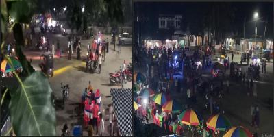 ঈদের ছুটিতে পঞ্চগড় রেলওয়ে স্টেশনে দর্শনার্থীদের ভিড়