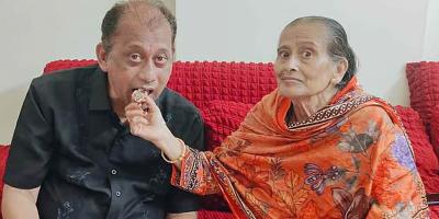 মায়ের কাছে ফিরেছেন সমু চৌধুরী