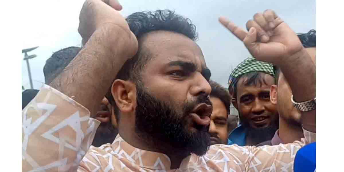বিক্ষোভে ‘ভুয়া ভুয়া’ স্লোগানের হোতা ছাত্রদল নেতা