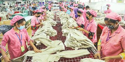 বাংলাদেশের পোশাক রপ্তানি  সর্বোচ্চ প্রবৃদ্ধি