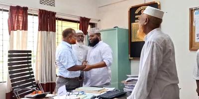 রৌমারীতে সেই কর্মকর্তার কাছে ক্ষমা চাইলেন জামায়াত নেতারা