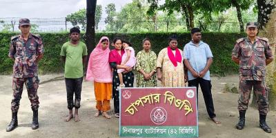 ঠাকুরগাঁও সীমান্ত দিয়ে ৭ বাংলাদেশিকে পুশইন