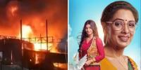 ধারাবাহিক নাটকের শুটিং সেটে ভয়াবহ অগ্নিকাণ্ড