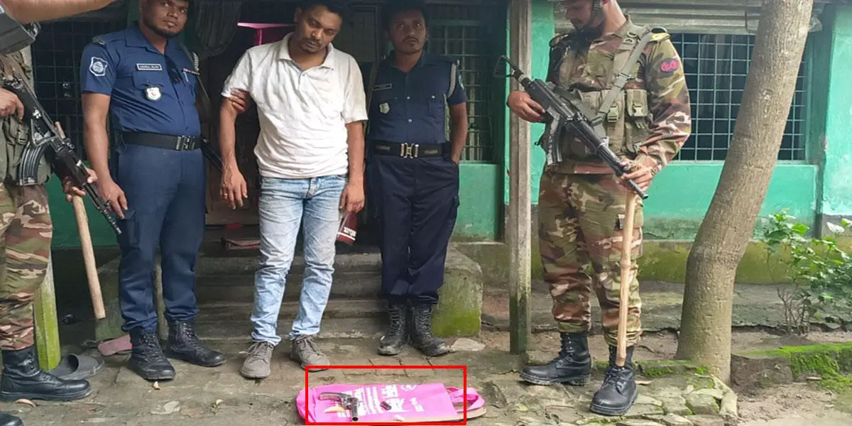 মাগুরায় ছাত্রদল নেতা গ্রেপ্তার, বাড়ি থেকে অস্ত্র ও মাদক উদ্ধার