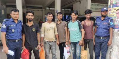 সোনারগাঁয়ে দুই যুবককে অপহরণ করে নির্যাতন, গ্রেপ্তার ৫