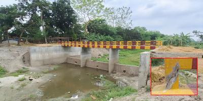 জয়পুরহাটে এক বছরেই সেতুতে ফাটল