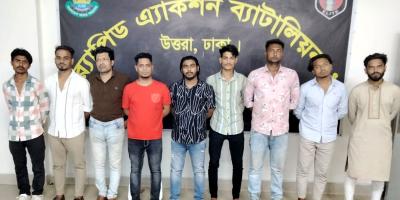 উত্তরায় হোটেল দখল করতে গিয়ে গ্রেপ্তার ৯