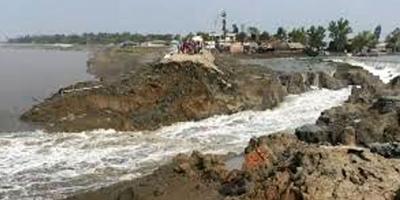 আবারও ভাঙনের কবলে খোলপেটুয়া নদীর বেড়িবাঁধ