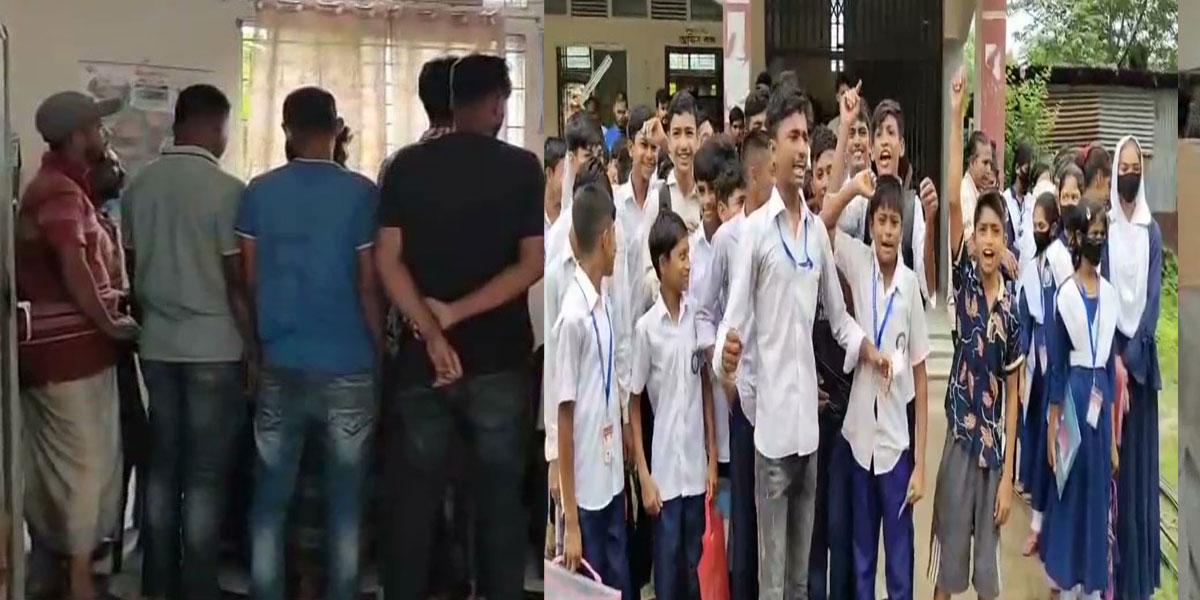 কোটালীপাড়ায় ছাত্রীকে যৌন হয়রানির ঘটনায় বিক্ষোভ, শিক্ষক বহিষ্কার