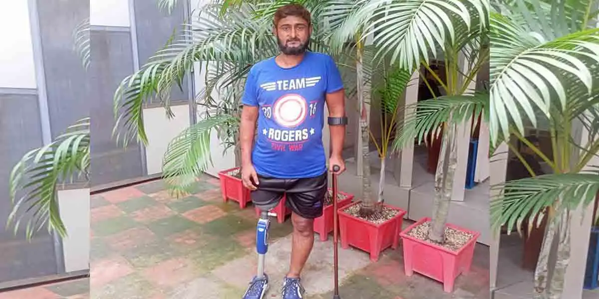 কৃত্রিম পায়ে ঘুরে দাঁড়ানোর স্বপ্ন ২৮ জুলাইযোদ্ধার