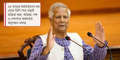 নতুন কর্মকর্তাদের দিয়ে সংসদ নির্বাচন করতে চায় সরকার
