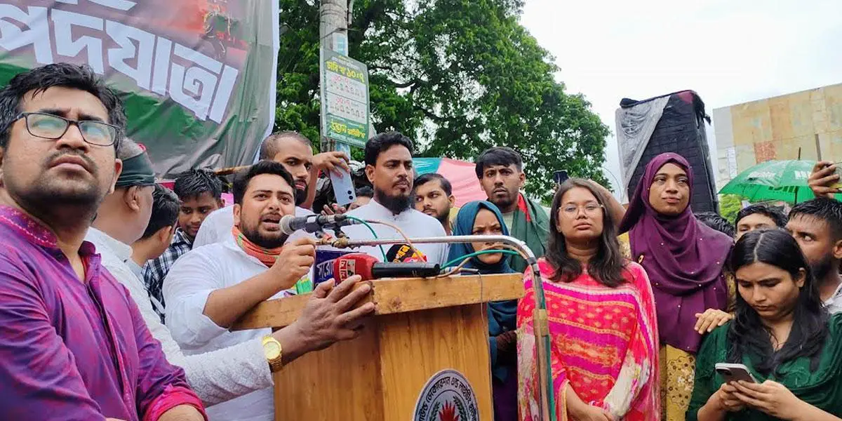 বিএসএফ সীমান্তরক্ষী নয়, খুনি বাহিনীতে পরিণত হয়েছে: নাহিদ ইসলাম