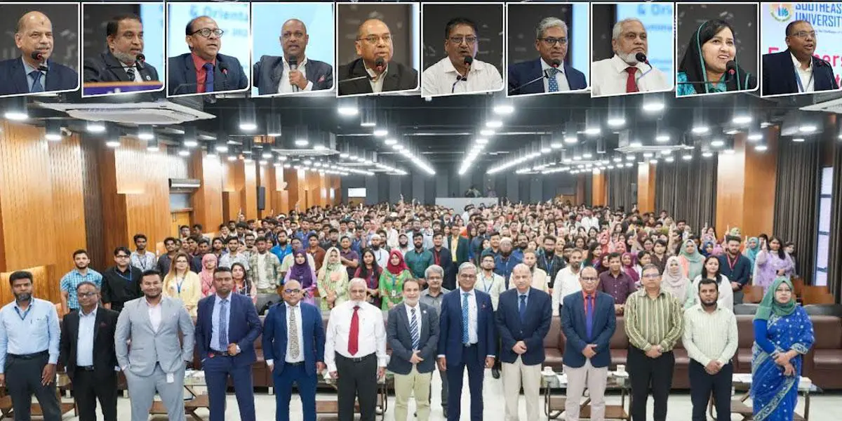 সাউথইস্ট ইউনিভার্সিটির সামার সেশনের শিক্ষার্থীদের নবীনবরণ