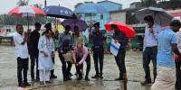 সিরাজগঞ্জে জুলাই স্মৃতিস্তম্ভ নির্মাণ কাজের উদ্বোধন
