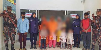 নালিতাবাড়ী সীমান্ত দিয়ে শিশুসহ ১০ জনকে পুশইন
