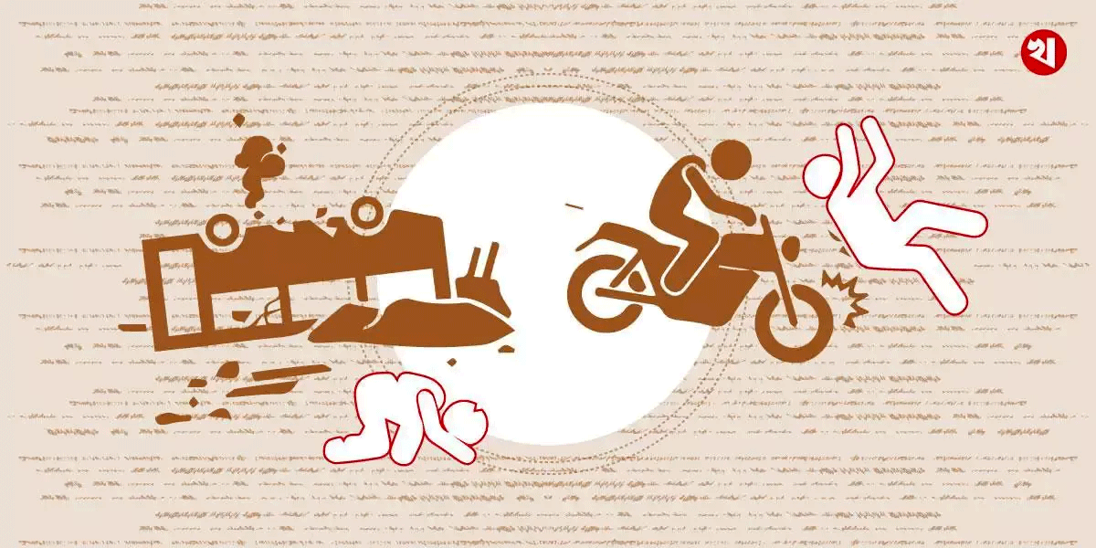 রাজধানীতে বাসের ধাক্কায় বাইক আরোহী নিহত