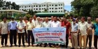 সিকৃবির সবুজ ক্যাম্পাস গড়তে বৃক্ষরোপণ