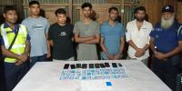 ফরিদপুরে মোবাইল ব্যাংকিং প্রতারণা ও আন্তর্জাতিক অর্থ পাচার চক্রের মূলহোতাসহ আটক ৫