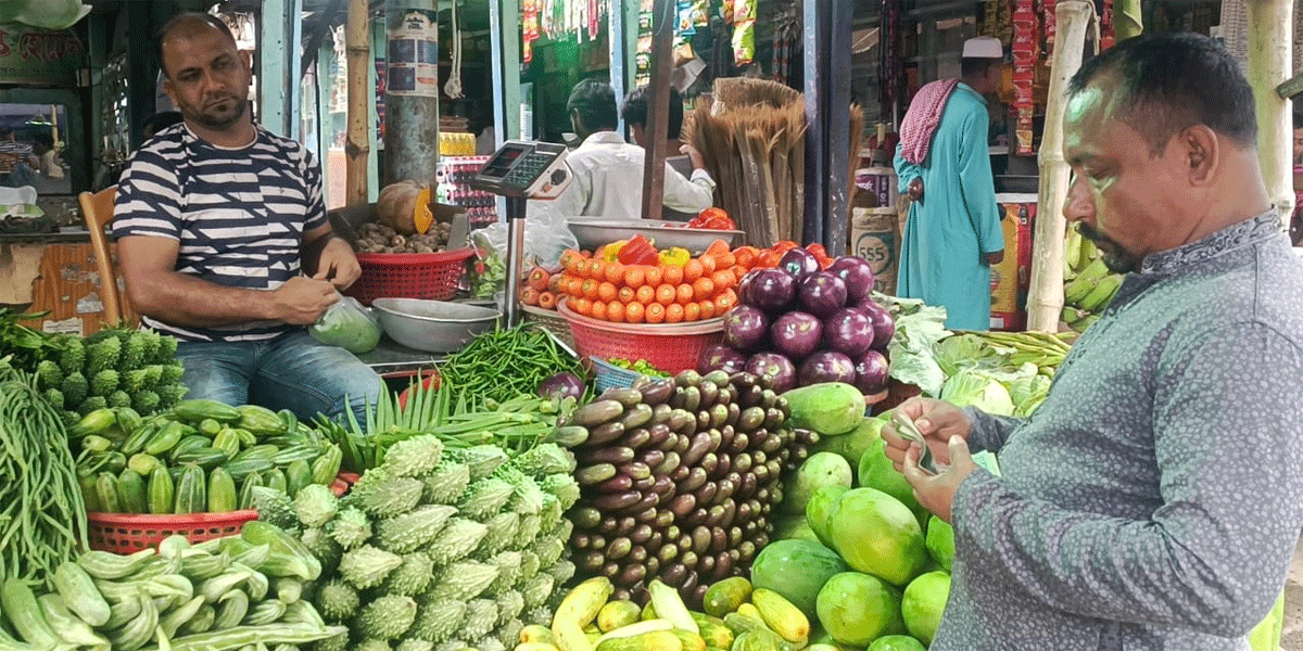 দাউদকান্দিতে বৃষ্টির অজুহাতে সবজির দাম চড়া