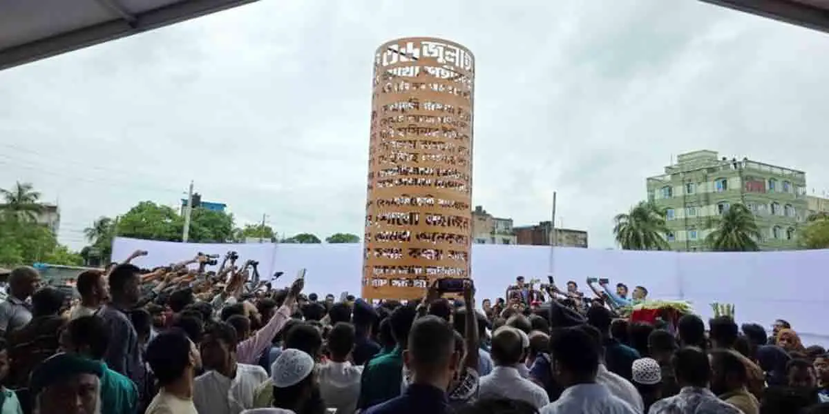 ‘জুলাই স্মৃতিস্তম্ভ’ নির্মাণের কাজ শুরু জেলায় জেলায়