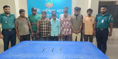 গাজীপুরে চিরুনি অভিযানে গ্রেপ্তার ৭৭