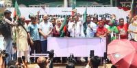 জুলাই শহিদদের স্মরণে ঢাকায় এবি পার্টির প্রতীকী কফিন মার্চ