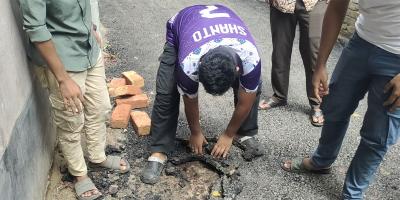 হাতের টানে উঠে যাচ্ছে কার্পেটিং