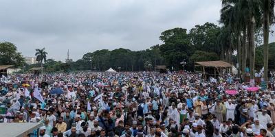 সোহরাওয়ার্দী উদ্যানে জামায়াতের সমাবেশে জড়ো হচ্ছেন নেতা-কর্মীরা