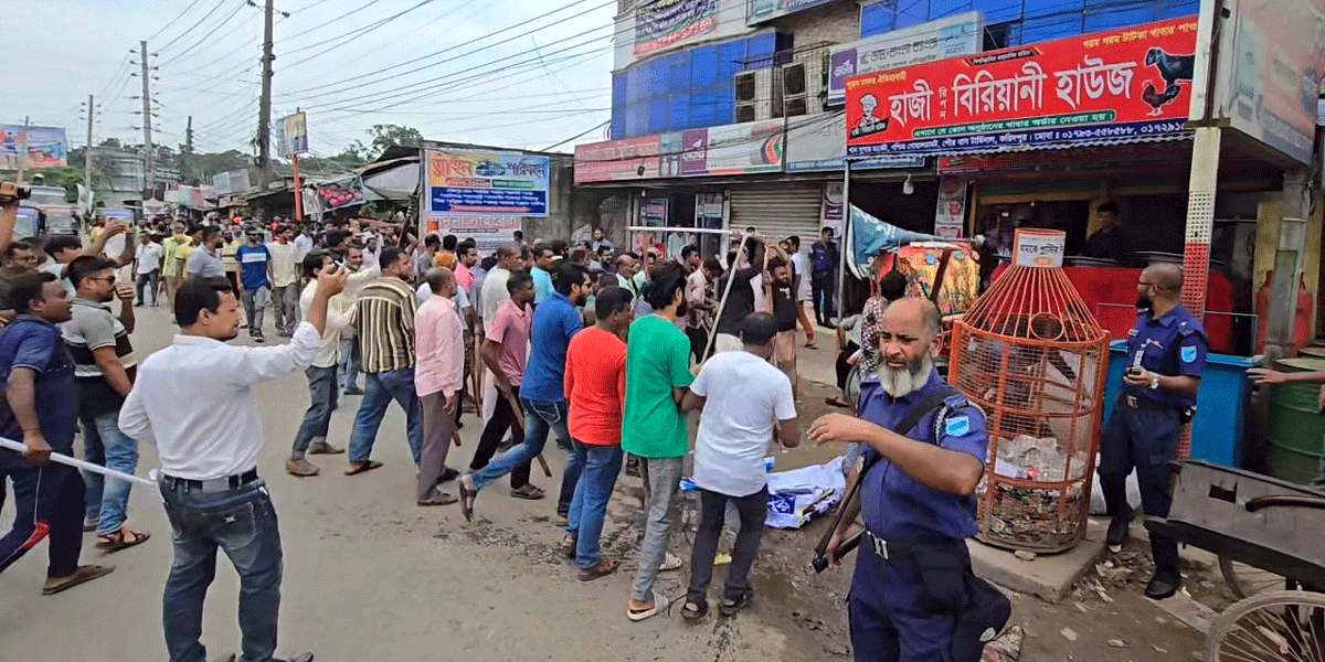 ফরিদপুরে বাসস্ট্যান্ডে ২ গ্রুপের সংঘর্ষ, আন্তঃজেলা রুটের বাস চলাচল বন্ধ