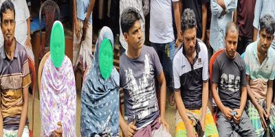 রূপগঞ্জে মুচলেকা দিয়ে মাদকব্যবসা ছাড়লেন নারীসহ ৭ জন