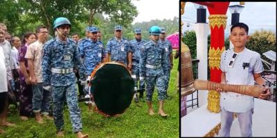 মাইলস্টোন ট্র্যাজেডি: উক্যচিং মারমার সমাধিতে বিমানবাহিনীর শ্রদ্ধা
