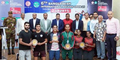 ষষ্ঠ বাংলাদেশ আন্তর্জাতিক স্কোয়াশ ওপেন সমাপ্ত