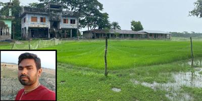 মাদ্রাসার মাঠ দখল করে ইউপি সদস্যের বীজতলা, খেলাধুলা বন্ধ