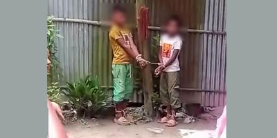 পঞ্চগড়ে দুই শিক্ষার্থীকে গাছে বেঁধে নির্যাতন