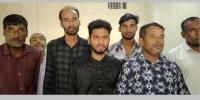 গোয়াইনঘাটে চাঁদাবাজির অভিযোগে সমন্বয়কসহ গ্রেপ্তার ৭