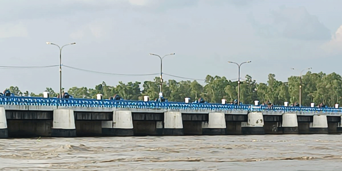 বিপৎসীমার ৭ সেন্টিমিটার ওপরে তিস্তার পানি