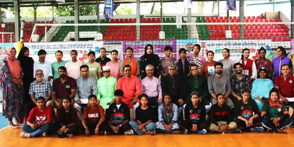 এসএ গেমসে চোখ রেখে ভলিবলে মেয়েদের দীর্ঘমেয়াদী ক্যাম্প