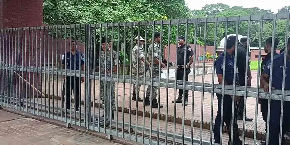 কড়া নিরাপত্তায় শেখ মুজিবের সমাধি, নেই কোনো আনুষ্ঠানিকতা
