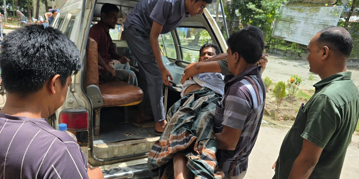 বাউফলে হাঁসে ধান খাওয়ায় স্কুলশিক্ষককে কুপিয়ে জখম