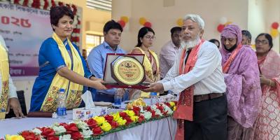 মুন্সীগঞ্জে একমঞ্চে ২৬ শিক্ষককে বিদায় সংবর্ধনা