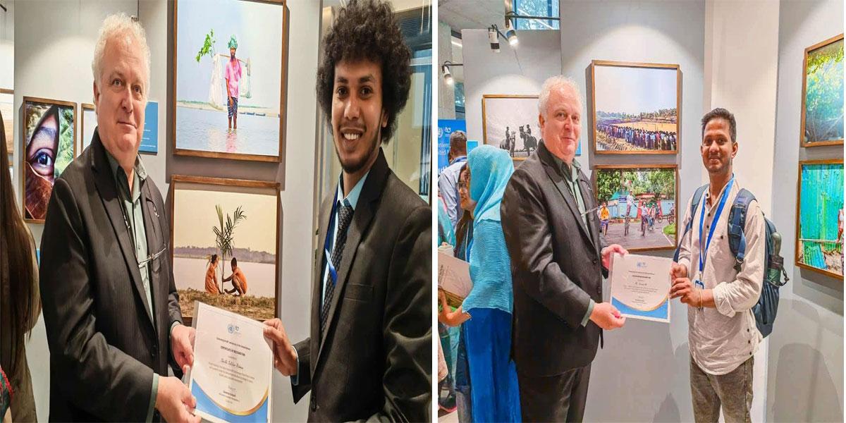 জাতিসংঘে নজরুল বিশ্ববিদ্যালয়ের তিন শিক্ষার্থীর আলোকচিত্র
