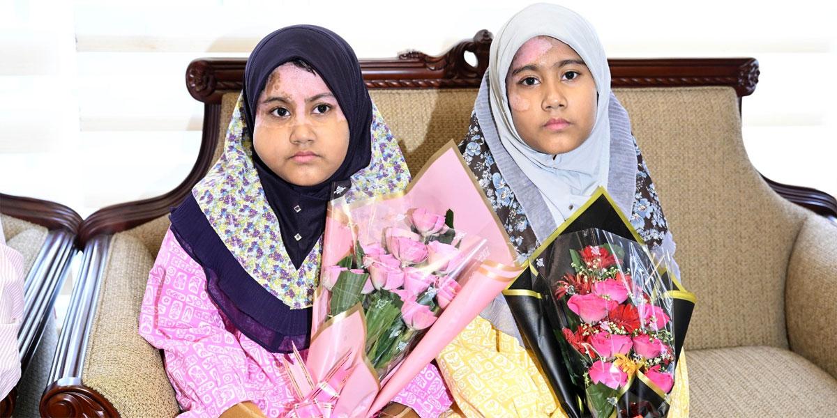 মাইলস্টোন ট্র্যাজেডি: সাড়ে তিন মাস পর বাড়ি ফিরল যমজ দুই বোন