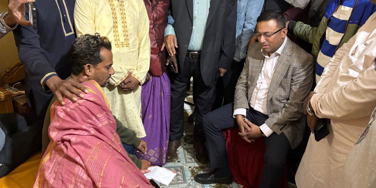 সিলেটে সড়ক দুর্ঘটনায় নিহতদের পরিবারের পাশে তারেক রহমান
