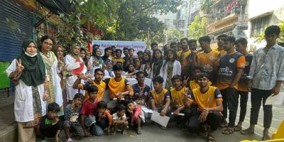 প্রবাসীদের সচেতনতায় বিনামূল্যে পুষ্টি ক্যাম্প