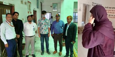 সেমিজে সেলাই করা ডিভাইস, নিয়োগ পরীক্ষায় গ্রেপ্তার ২