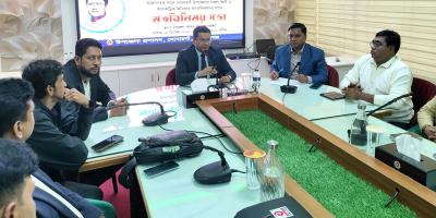 সোনারগাঁয়ের নতুন ইউএনওর সঙ্গে সাংবাদিকদের মতবিনিময়
