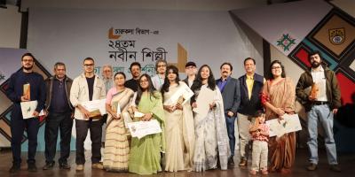 ঢাকায় শুরু হল নবীন শিল্পী চারুকলা প্রদর্শনী