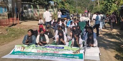 রাঙামাটি কৃষি প্রশিক্ষণ ইনস্টিটিউটের শিক্ষার্থীদের অবস্থান কর্মসূচি