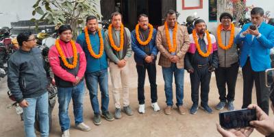 দিনাজপুর টিভি জার্নালিস্ট অ্যাসোসিয়েশনের সভাপতি মুর্শেদ-সম্পাদক সুলতান