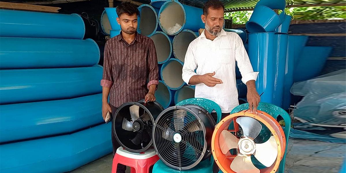 পাবনায় পেঁয়াজ সংরক্ষণে এয়ার ফ্লো প্রযুক্তি